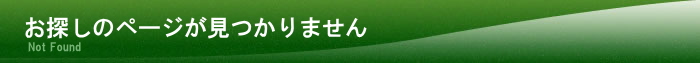 お探しのページが見つかりません